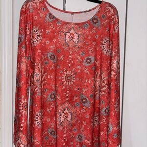 Floral Long Sleeve Top